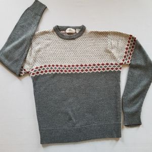 VTG gray crew neck pullover sweater